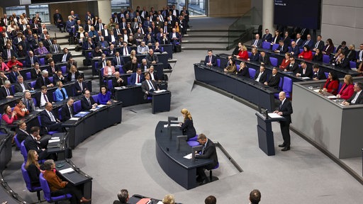 Bundestag Verauensfrage, Olaf Scholz