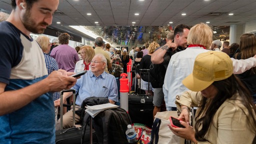 Chaos auf dem Flughafen in Deutschland (19.7.2024)