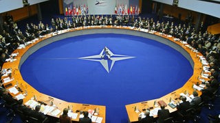 Eine Sitzung der NATO