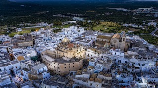 Ostuni in Apulien - Luftaufnahme