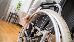 Behinderte Person, Rollstuhlfahrer