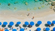 Una spiaggia ad Amalfi