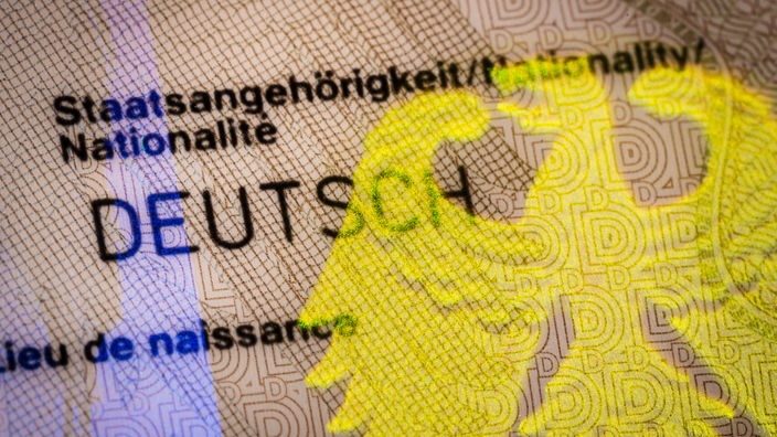 Ilustracija: stranica iz nemačkog pasoša