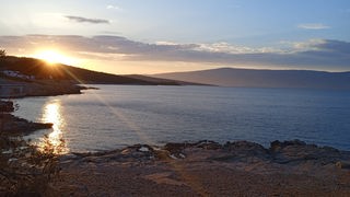 Zalazak sunca na jadranskoj obali