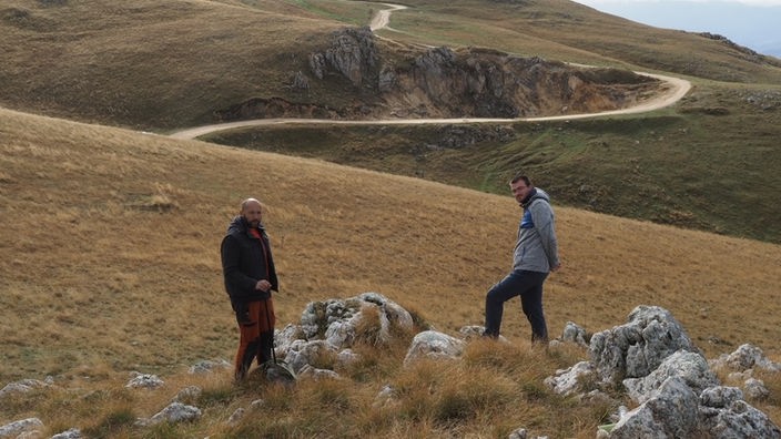 Dejan Kulijer i Slobodan Ivković na planini Vlašić
