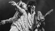 Archivfoto: Mick Jagger und Keith Richards von den Rolling Stones bei einem Konzert in Zürich 1976