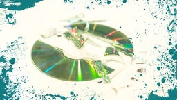Zerbrochene CD