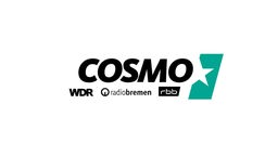 COSMO Logo mit claim - WDR, radiobremen, rbb, 