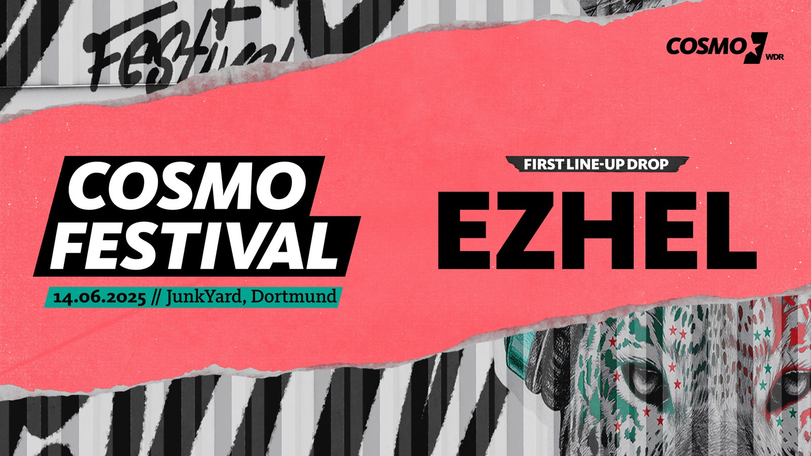 COSMO Festival 2025, Banner Ankündigung Ezhel