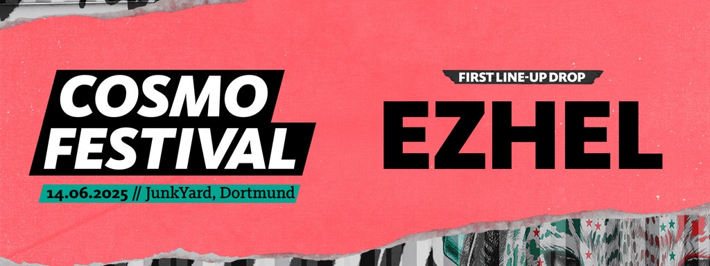 COSMO Festival 2025, Banner Ankündigung Ezhel