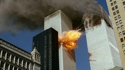 Twin Towers beim Anschlag des 11. September 2001