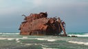 Das Schiffswrack der Cabo Santa Maria liegt vor den Kapverdischen Inseln