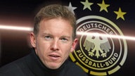 Bundestrainer Julian Nagelsmann vor DFB-Logo (Bild-Compo)