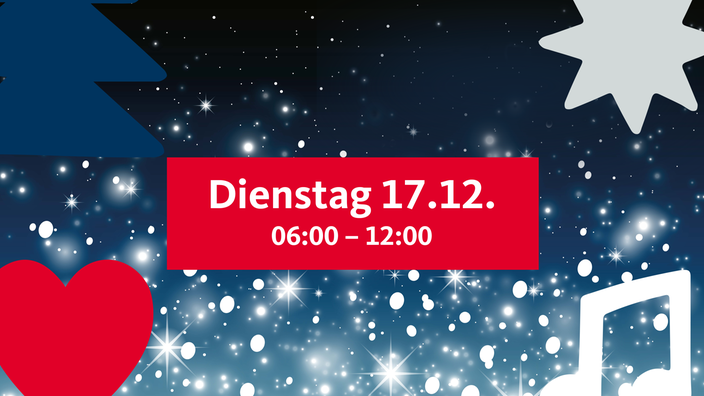 Das WDR 2 Weihnachtswunder im Re-live - Dienstag, 06.00 bis 12:00 Uhr