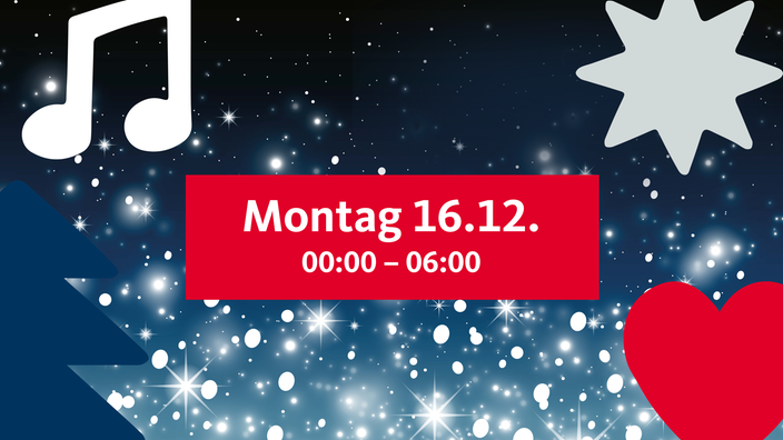 Das WDR 2 Weihnachstwunder im Re-Live - Montag, 00.00 bis 06.00 Uhr