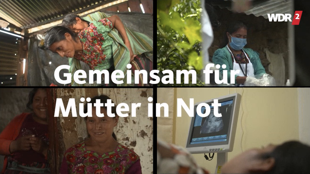 Frauen aus Guatemala, die WDR 2 Weihnachtswunder Moderatorin Steffi neu besucht hat.