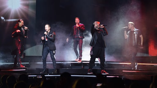 Die Backstreet Boys auf der Bühne