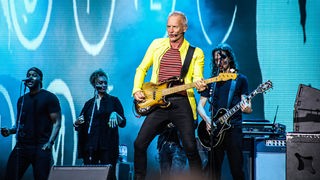 Der britische Weltstar Sting bei seinem Konzert in Bonn