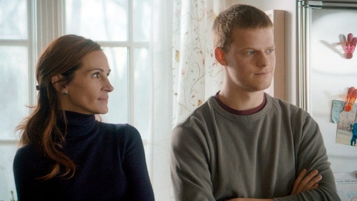 Szene aus dem Film "Ben is back": Julia Roberts als Holly Burns und Lucas Hedges als Ben