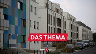 Neu gebaute Häuser mit Mietwohnungen der städtischen GAG in Köln