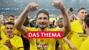 Jubel bei Mats Hummels über den Einzug von Borussia Dortmund ins Finale der Champions League