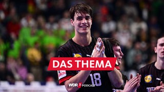 Handball EM: Julian Köster im Hauptrundenspiel Deutschland - Kroatien (24.01.2024)