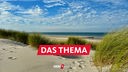 Dünen und Strand in der niederländischen Provinz Zeeland