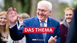 Bundespräsident Frank-Walter Steinmeier in Espelkamp bei einem Stadtrundgang mit Jugendlichen