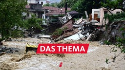 Überschwemmungen in Volos nach starken Regenfällen (06.09.2023)