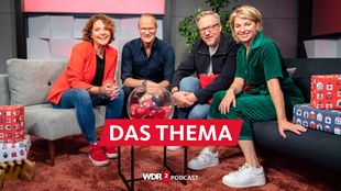 WDR 2 Weihnachtswunder 2023 (v.l.n.r.): Steffi Neu, Thomas Bug, Jan Malte Andresen, Sabine Heinrich