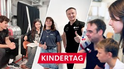 WDR 2 Kindertag - Collage aus Fotos verschiedener Interviews 