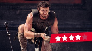 Paul Mescal als Lucius in einer Szene des Films "Gladiator 2"