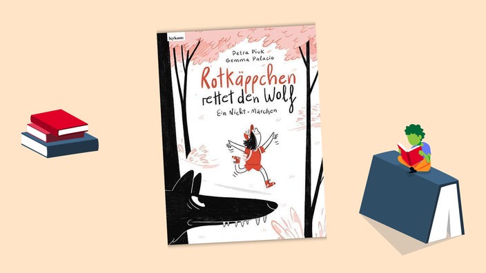 Das Cover von dem Buch "Rotkäppchen rettet den Wolf: Ein Nicht-Märchen"