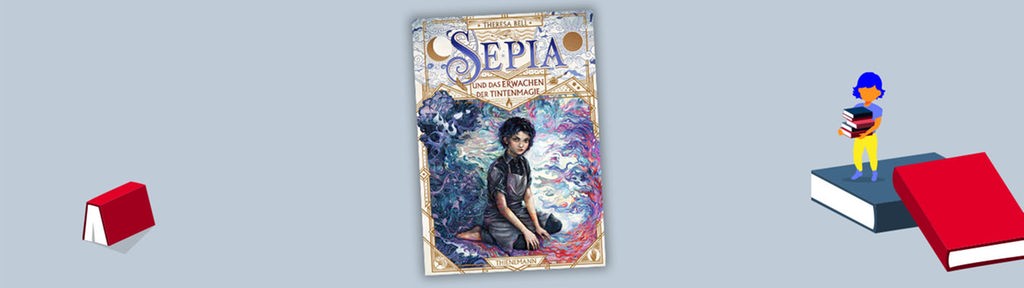 Cover Theresa Bell/Eva Schöffmann-Davidov: Sepia und das Erwachen der Tintenmagie