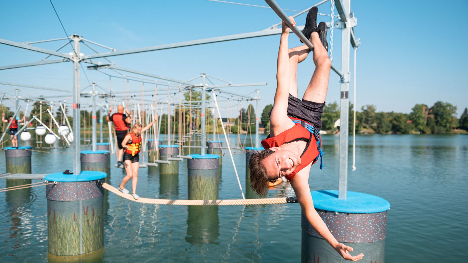 Ausflugstipp Klettern Berm Wasser Aqua Climb In Selm Raus In Den Westen Radio Wdr