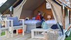 Camping in NRW: Safarizelt im Seepark Ternsche