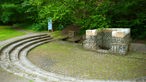 Nettersheim: Quellfassung "Grüner Pütz" im Urfttal. Römische Wasserleitung