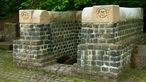 Nettersheim: Quellfassung "Gruener Pütz" im Urfttal. Hier beginnt die römische Eifelwasserleitung, die Köln mit Eifelwasser versorgte