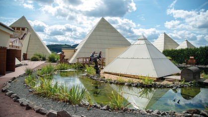 Pyramiden im Galileo-Park