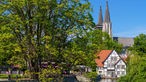 Soest: Blick auf Teichsmühle und die Kirche St. Maria zur Wiese