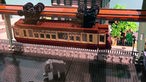Schwebodrom: Schwebebahn und Elefant "Tuffi" als Lego-Modell