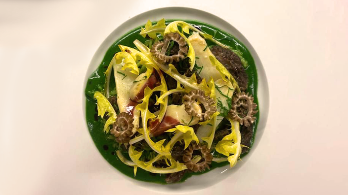 Essen im Westen: Bärlauch-Spätzle mit Morcheln und Spinat