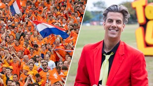 Bildcollage: Niederländische Fans während der UEFA Euro 2024/Rob Kemps 