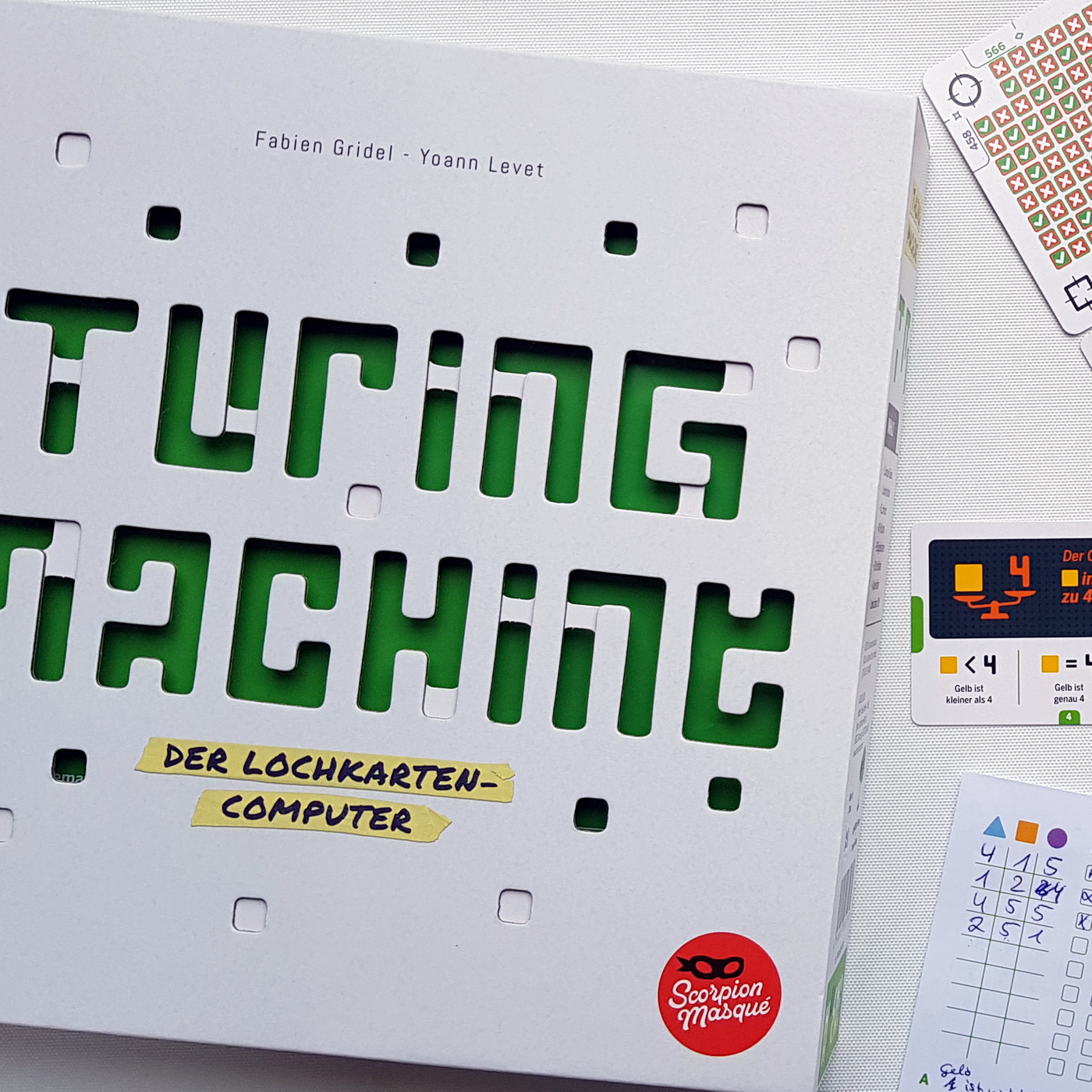 Turing Machine: Analoger Lochkarten-Computer als Brettspiel