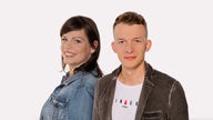 WDR 2 Moderatoren Tobias Altehenger und Conny Raupold