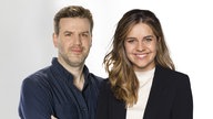 Die WDR 2 Moderatoren Michelle Fausten und Ralph Günther