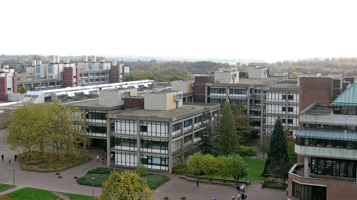 Einige Gebäude der Universität Düsseldorf; Rechte: WDR