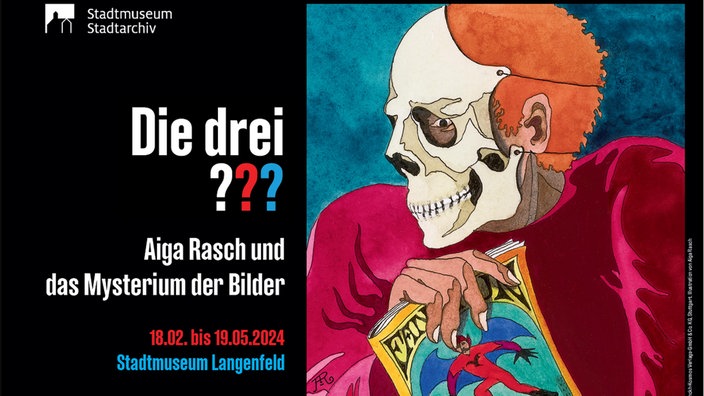 Ausstellung "Die drei ??? - Aiga Rasch und das Mysterium der Bilder" im Stadtmuseum Langenfeld