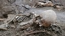Forscher entdecken Skelette von zwei Erdbebenopfern in Pompeji