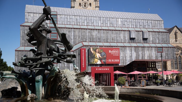 Blick auf das Erzbischöfliche Diözesanmuseum Paderborn.